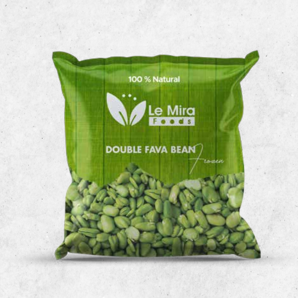 Frozen double fava bean